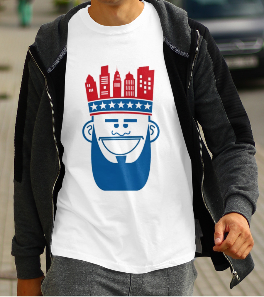 Lebron James Philadelphia 76ers Philly King Skyline Crown T-Shirt
