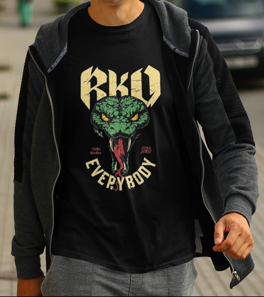 Randy Orton RKO Viper Outta Nowhere Everybody Since 2002 T-Shirt