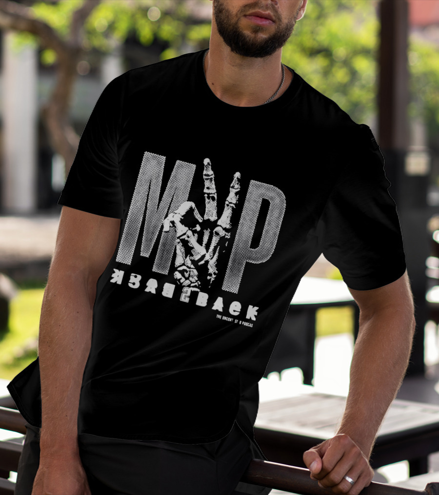 Shai Gilgeous Alexander MVP Back To Back 2025 2026 Oklahoma City Thunder NBA Skeleton Hand T-Shirt