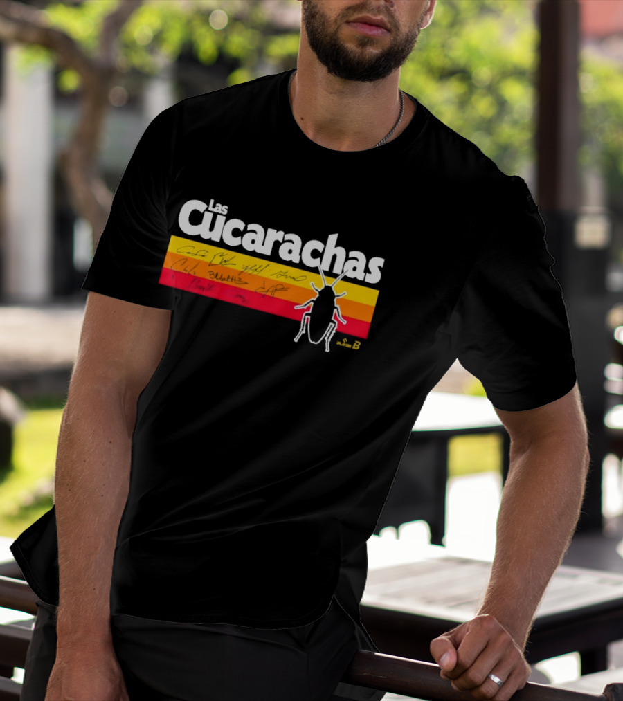 Houston Baseball Las Cucarachas Signature Series T-Shirt