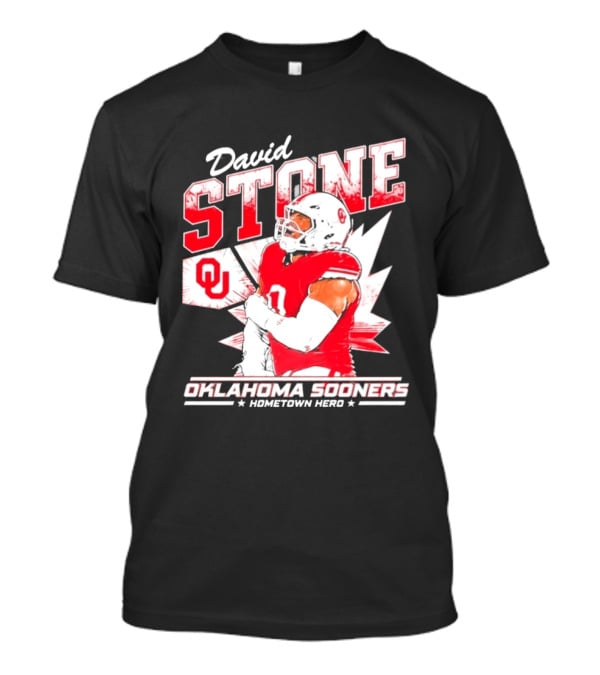 David Stone Oklahoma Sooners Hometown Hero OU Football Star T-Shirt