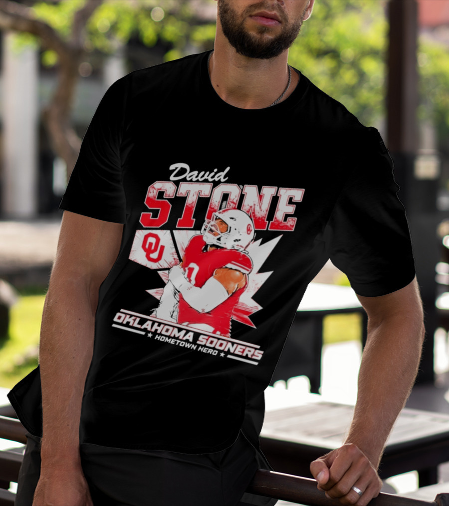 David Stone Oklahoma Sooners Hometown Hero OU Football Star T-Shirt