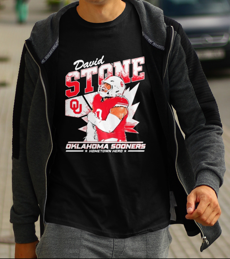 David Stone Oklahoma Sooners Hometown Hero OU Football Star T-Shirt