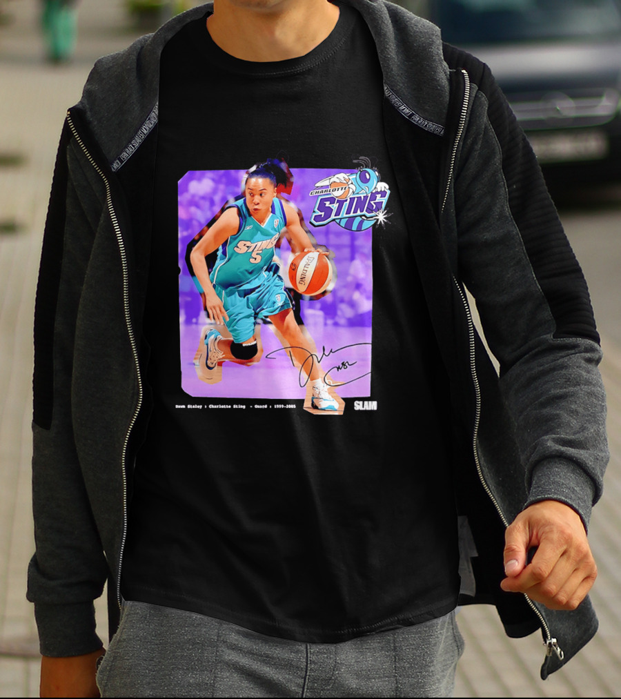 Dawn Staley Charlotte Sting WNBA Guard 1999 2005 T-Shirt