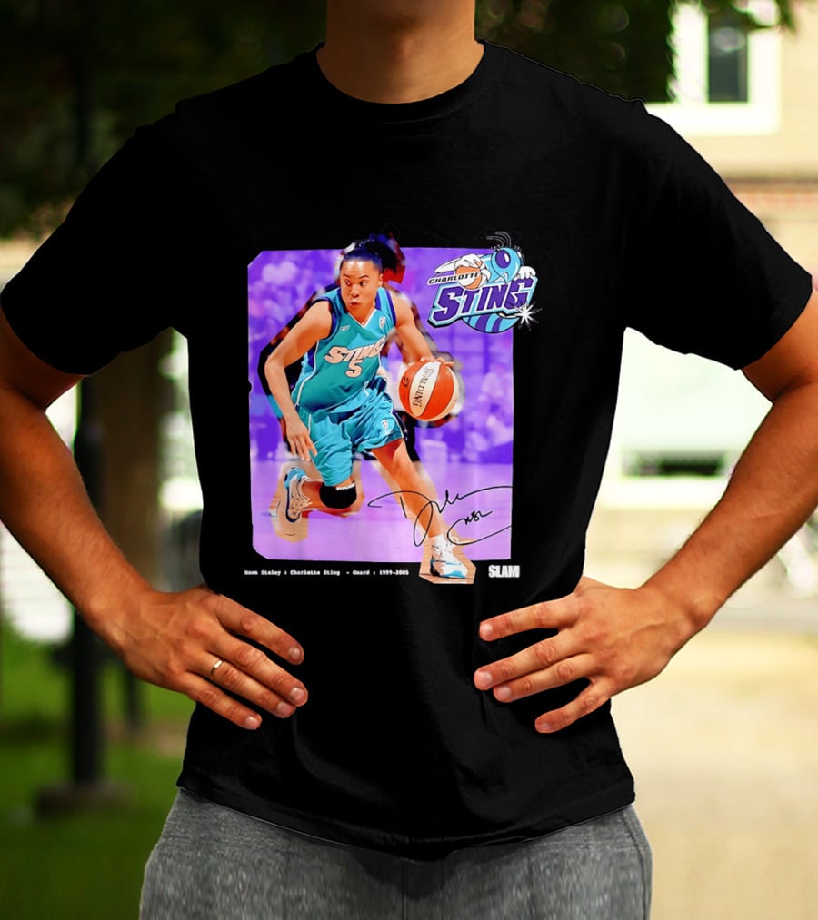 Dawn Staley Charlotte Sting WNBA Guard 1999 2005 T-Shirt