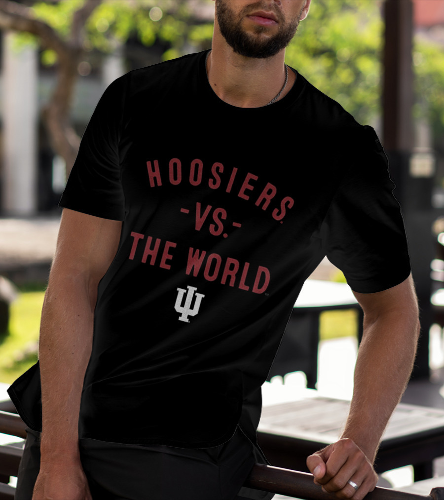 Indiana Hoosiers Vs The World 2026 Football IU T-Shirt