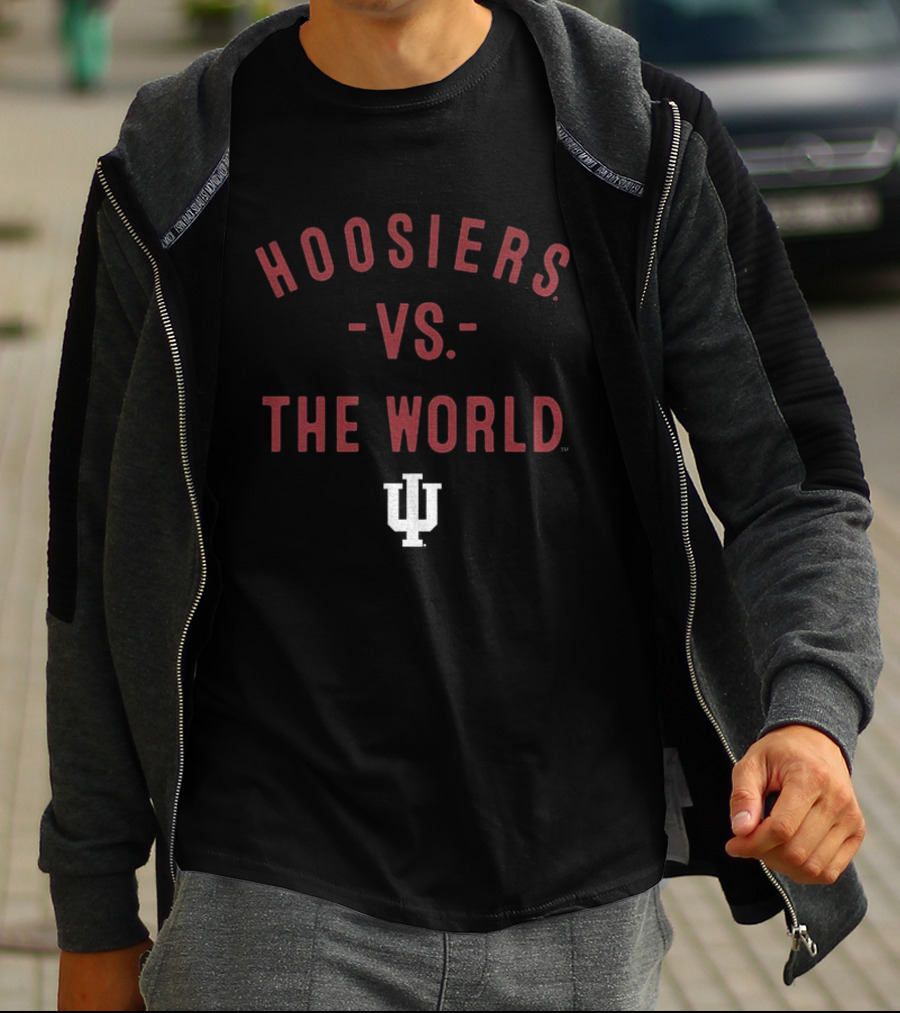 Indiana Hoosiers Vs The World 2026 Football IU T-Shirt