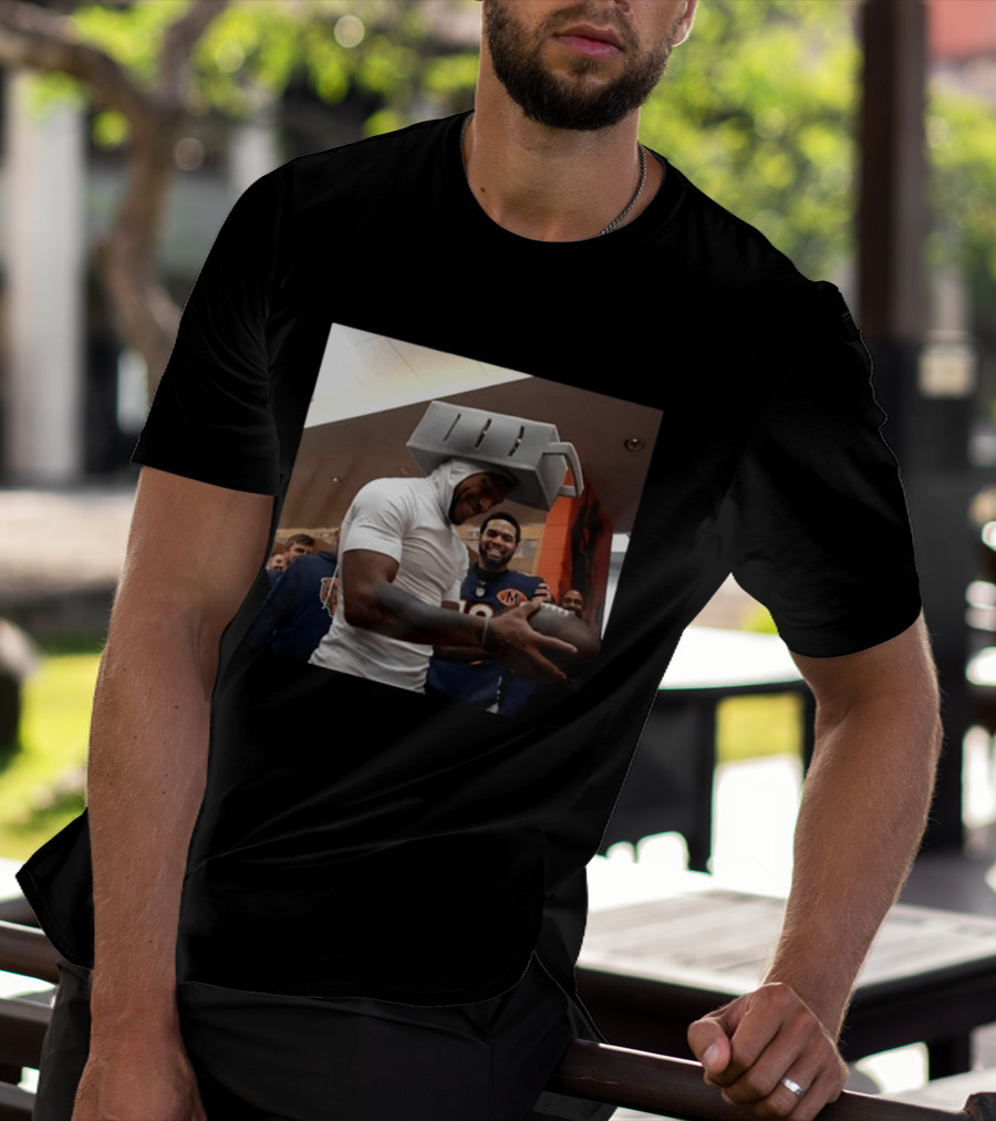 DJ Moore Cheese Grater Hat Fun Moment T-Shirt