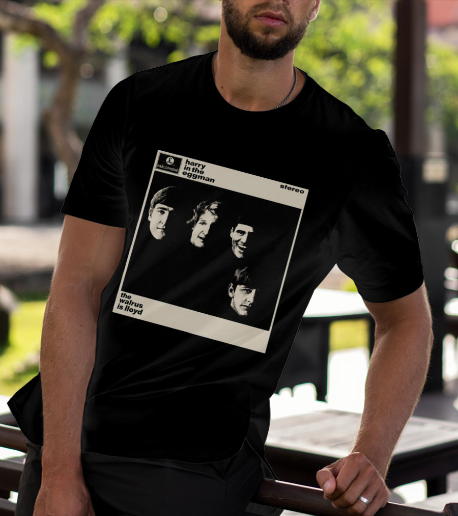 Parlophone Harry In The Eggman The Walrus Is Lloyd Stereo T-Shirt