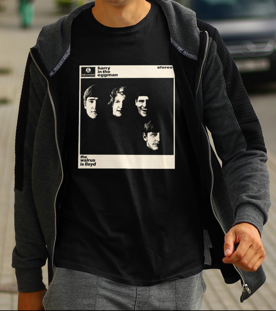 Parlophone Harry In The Eggman The Walrus Is Lloyd Stereo T-Shirt