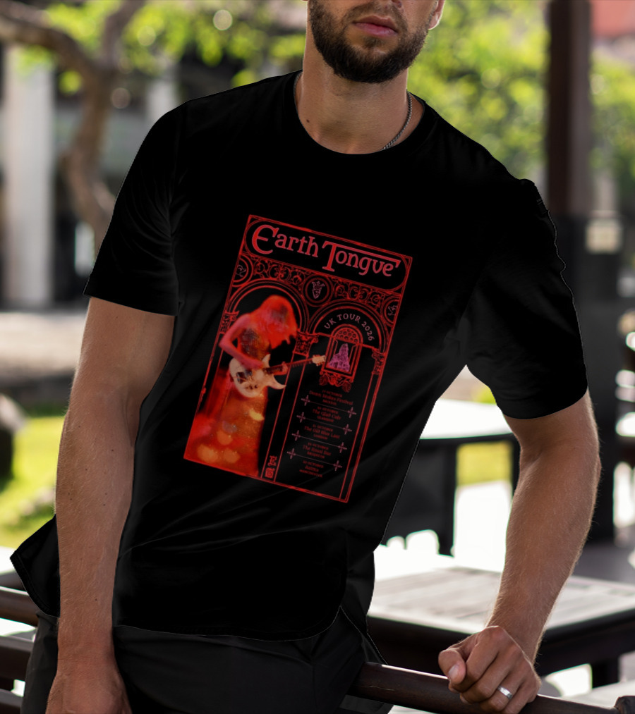 Earth Tongue UK Tour 2026 Down Stokes Festival Bristol Gilded Gothic Artistry T-Shirt