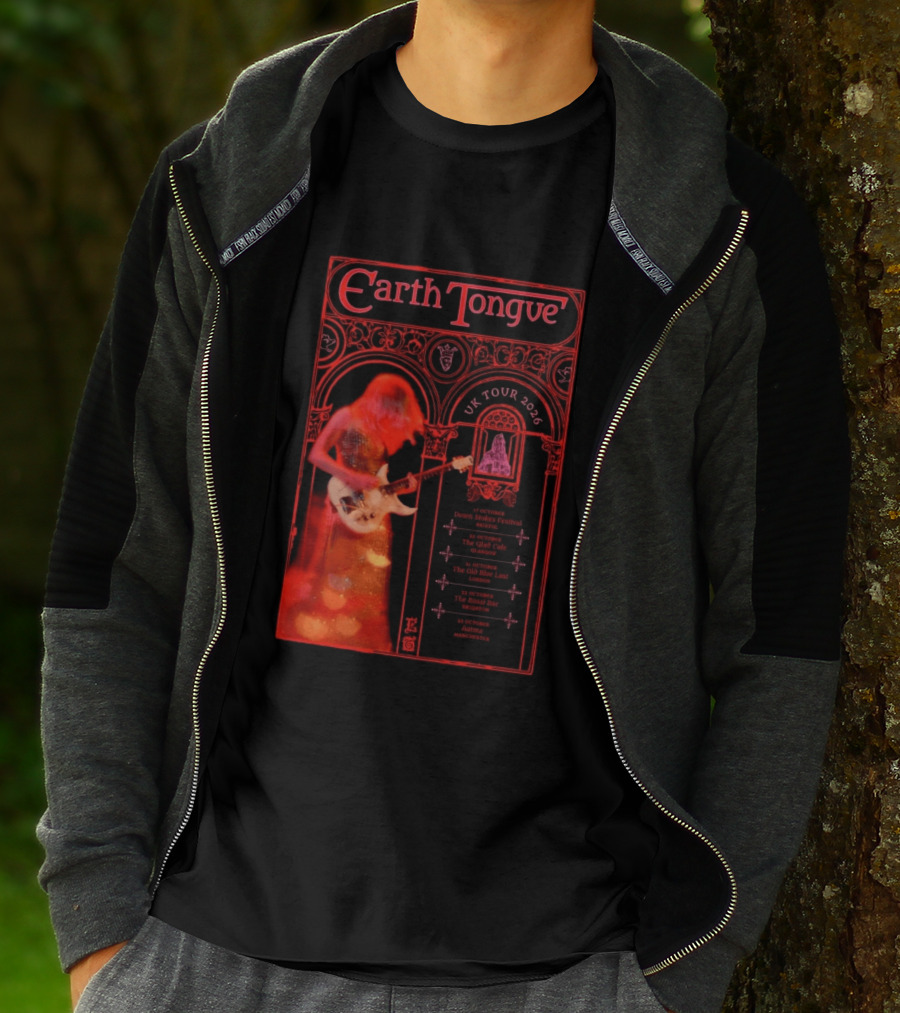 Earth Tongue UK Tour 2026 Down Stokes Festival Bristol Gilded Gothic Artistry T-Shirt