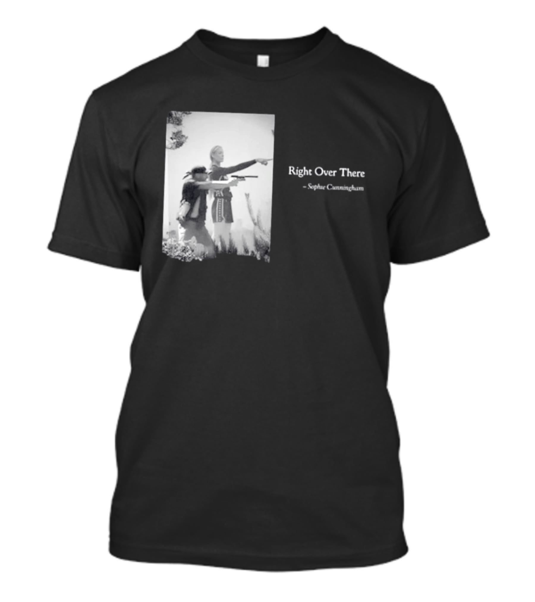 Right Over There Sophie Cunningham Vintage Western Scene T-Shirt