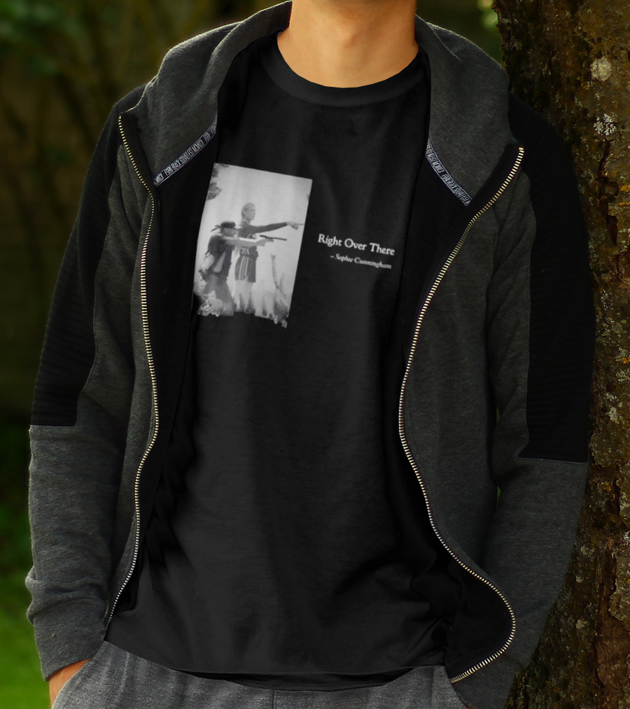 Right Over There Sophie Cunningham Vintage Western Scene T-Shirt