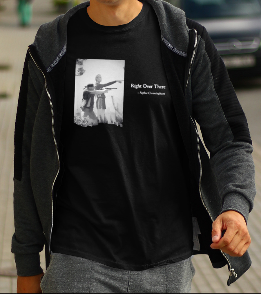 Right Over There Sophie Cunningham Vintage Western Scene T-Shirt