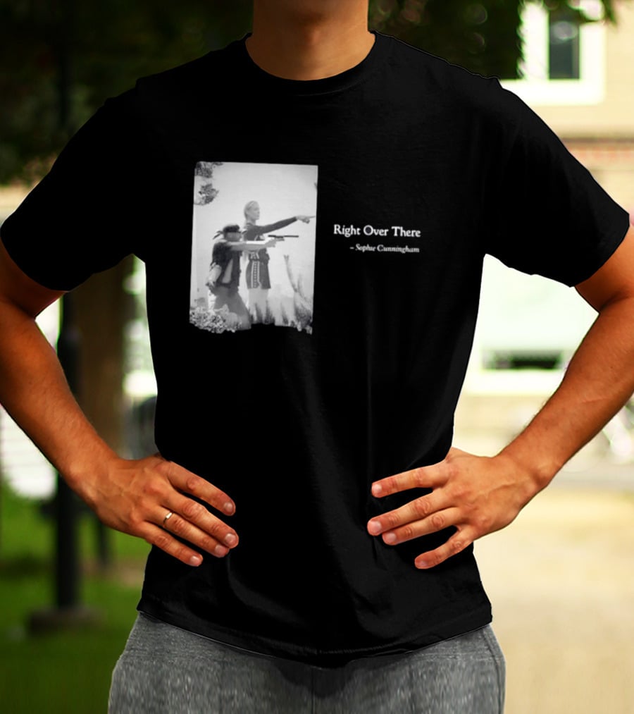 Right Over There Sophie Cunningham Vintage Western Scene T-Shirt