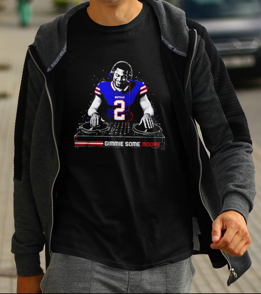 Buffalo Bills Player DJ Gimmie Some Moore Football Jersey T-Shirt