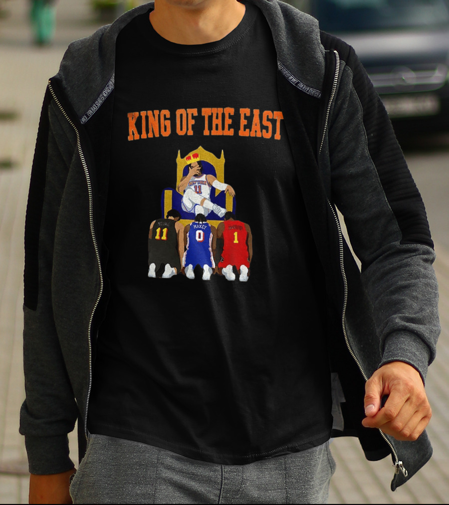 New York Knicks Jalen Brunson King Of The East NBA Basketball T-Shirt