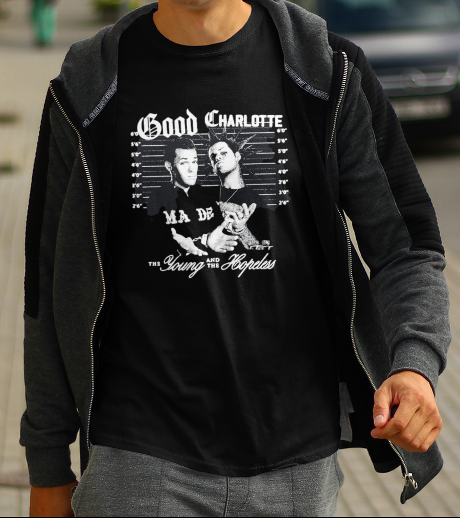 Good Charlotte The Young And The Hopeless Old School Shot MA DO T-Shirt