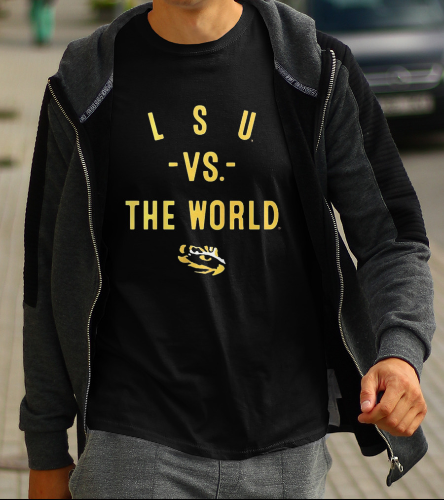 LSU Tigers Vs The World 2026 College Football Rivalry T-Shirt