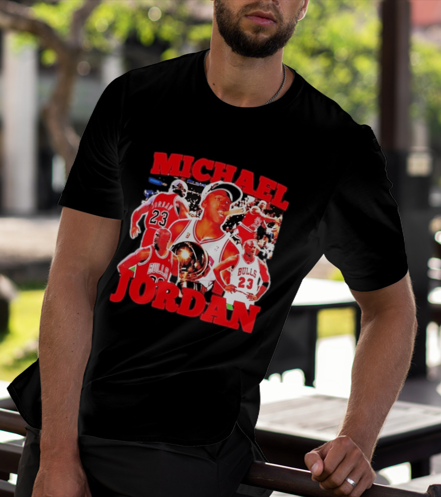 Michael Jordan Chicago Bulls 23 Basketball Legend NBA Champion T-Shirt