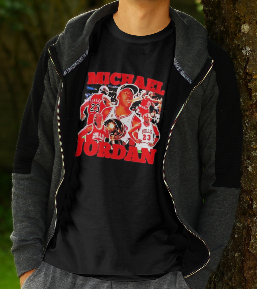Michael Jordan Chicago Bulls 23 Basketball Legend NBA Champion T-Shirt