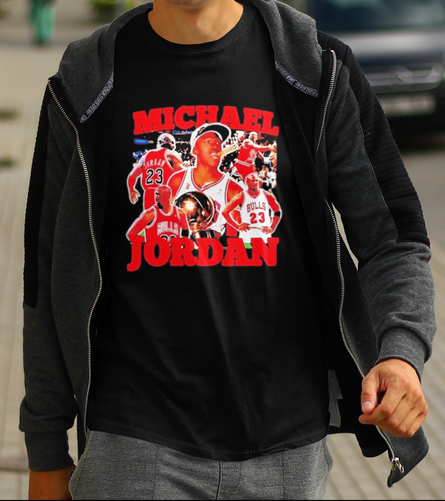 Michael Jordan Chicago Bulls 23 Basketball Legend NBA Champion T-Shirt