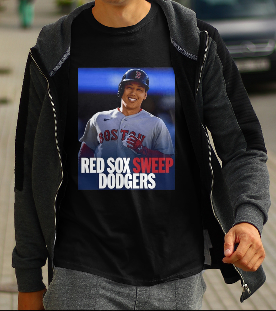 Boston Red Sox Sweep Dodgers Victory Celebration 2026 T-Shirt
