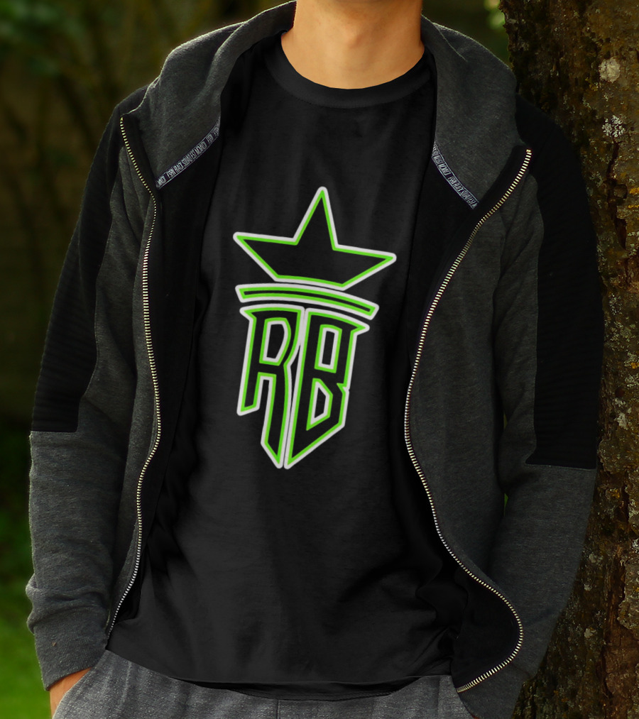 Roland Banks RB Star Logo Neon Green T-Shirt