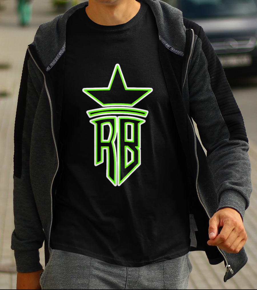 Roland Banks RB Star Logo Neon Green T-Shirt