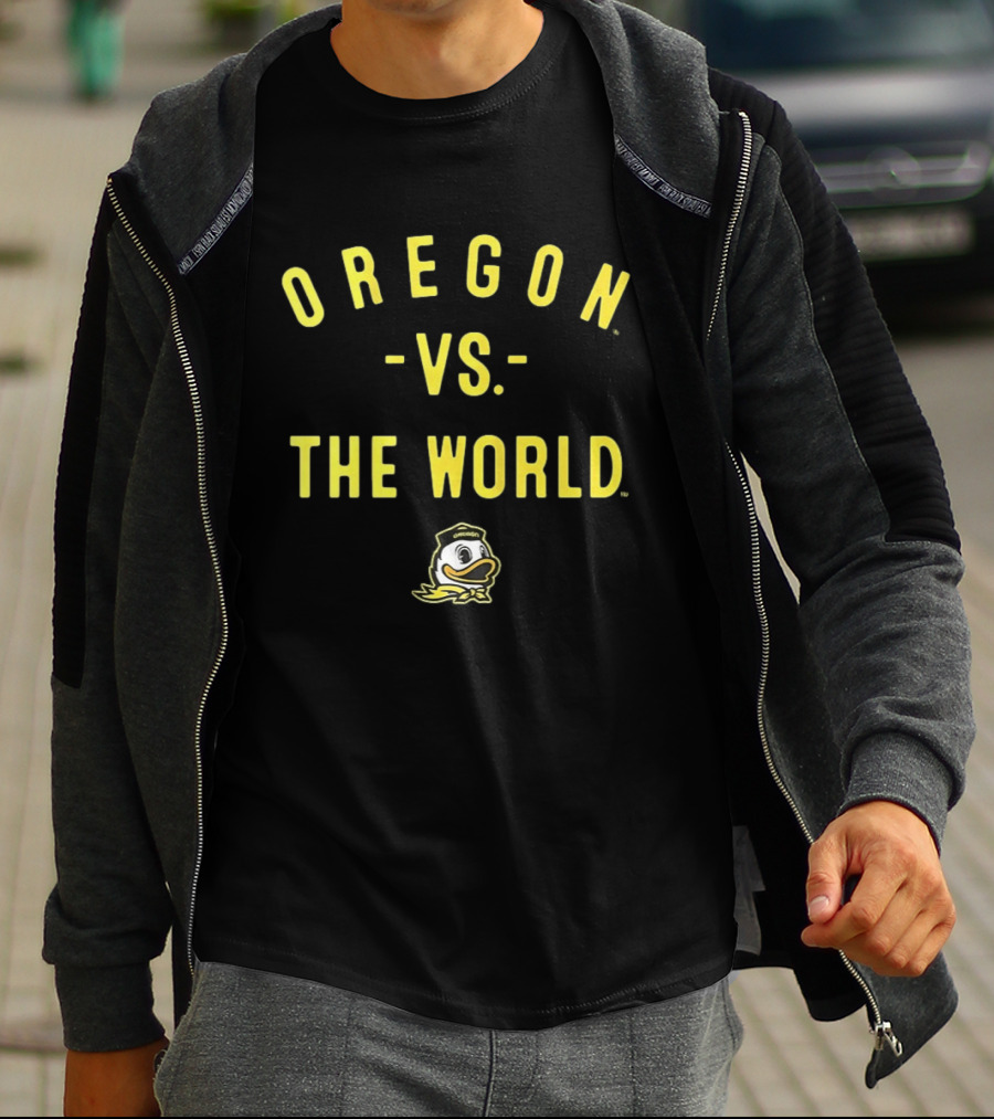 Oregon Ducks Vs The World 2026 Sports Fan T-Shirt