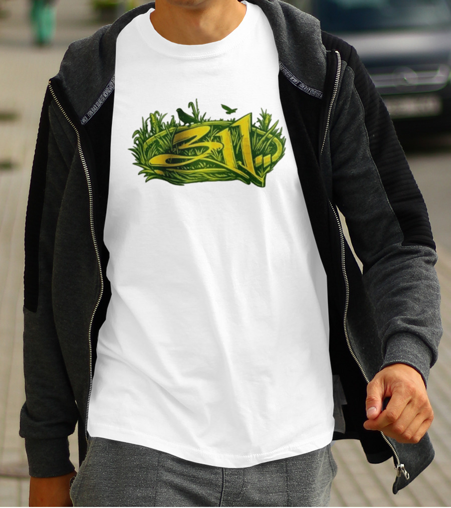 311 Band 2026 Summer Tour Green Nature T-Shirt