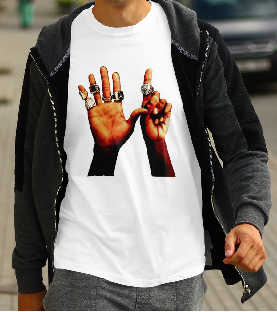 Carlos Alcaraz Championship Rings NBA Jordan Rolex Iconic Hands T-Shirt