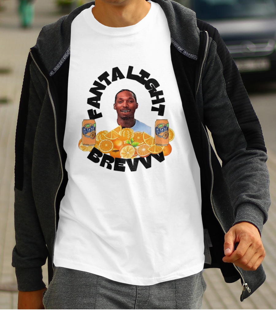 Fanta Light Brev Meme Orange Slices Cans T-Shirt