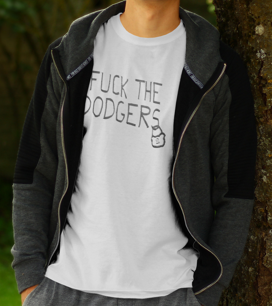 Fuck The Dodgers Cubs Vs Dodgers Baseball Match T-Shirt