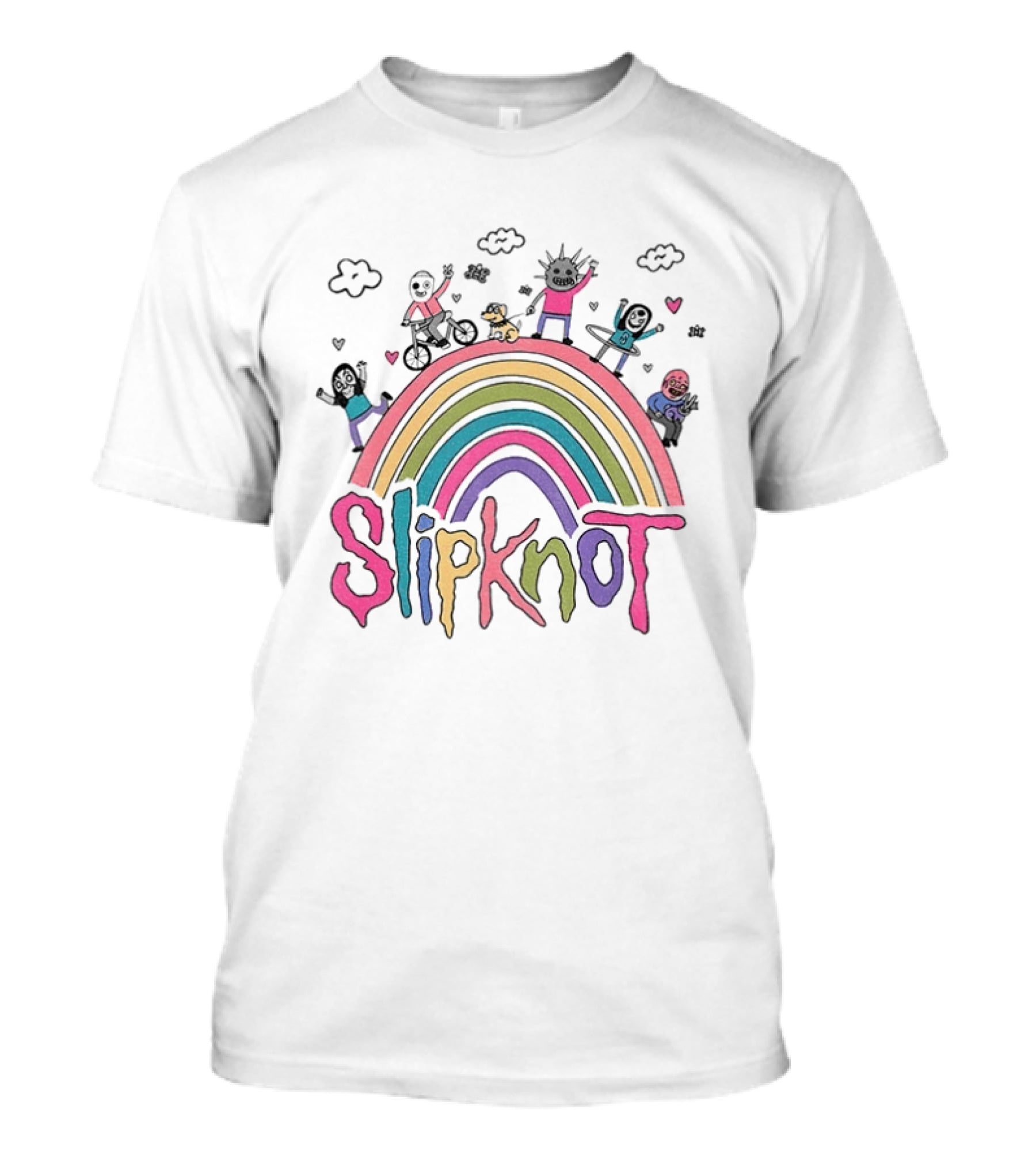 Slipknot Playful Rainbow Characters T-Shirt