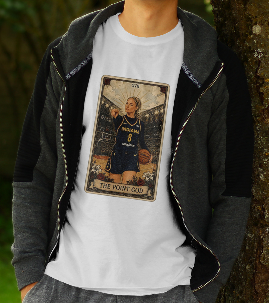 Sophie Cunningham Indiana The Point God XVII Tarot Card Basketball 8 T-Shirt