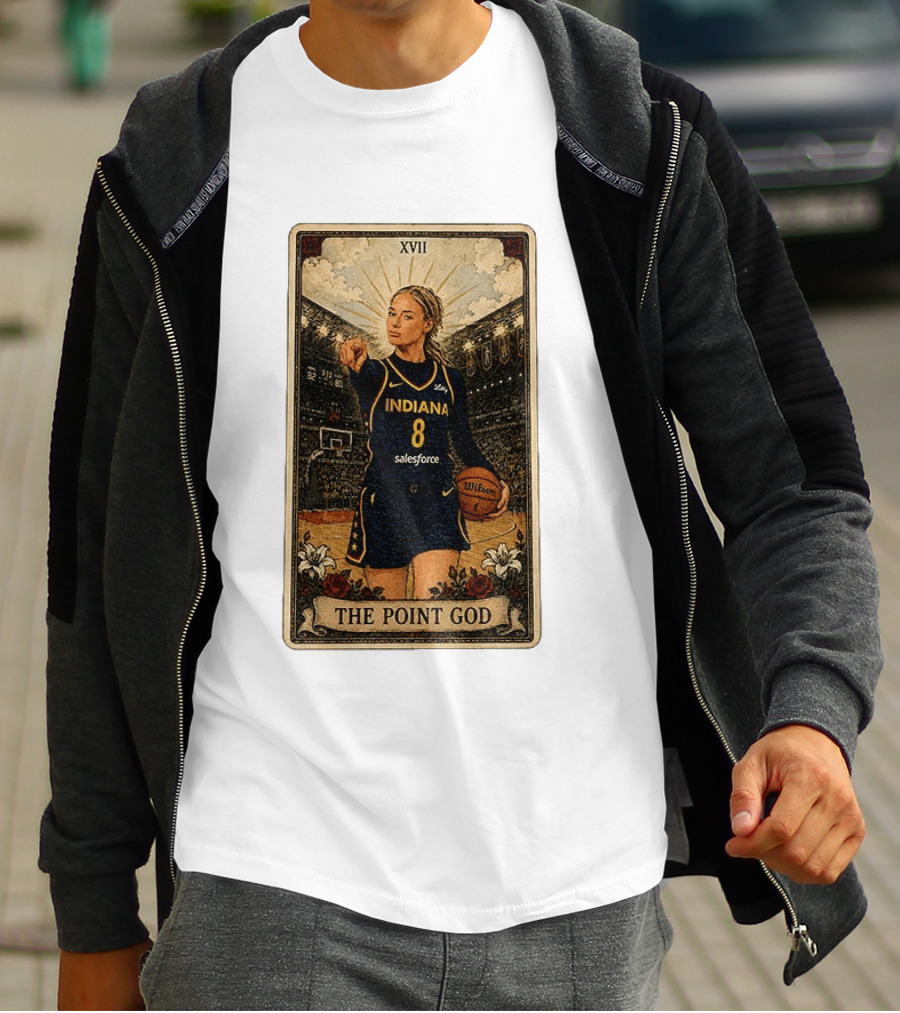 Sophie Cunningham Indiana The Point God XVII Tarot Card Basketball 8 T-Shirt