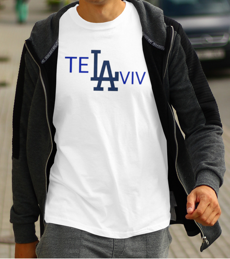 TE LA VIV Los Angeles Dodgers LA T-Shirt