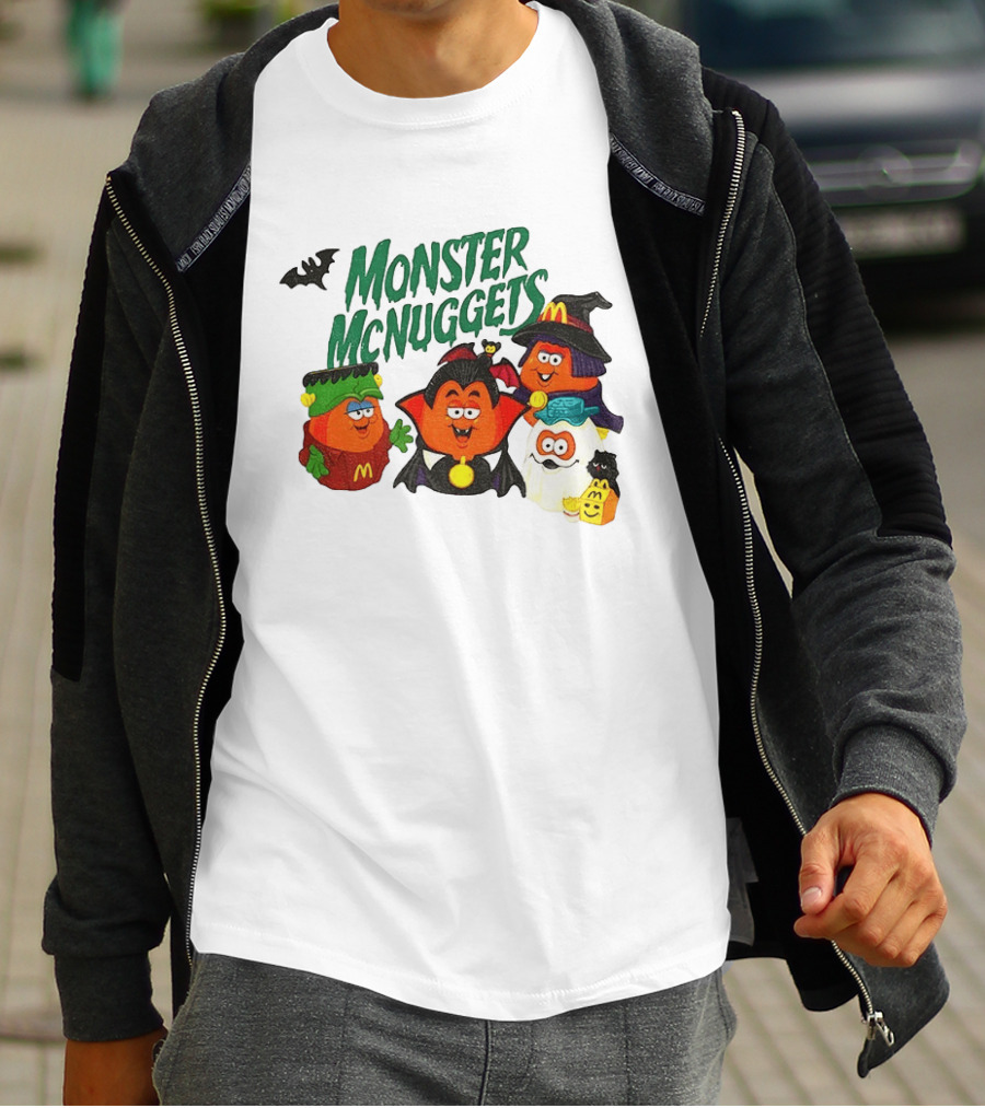 Monster McNuggets Halloween McDonald's Characters T-Shirt