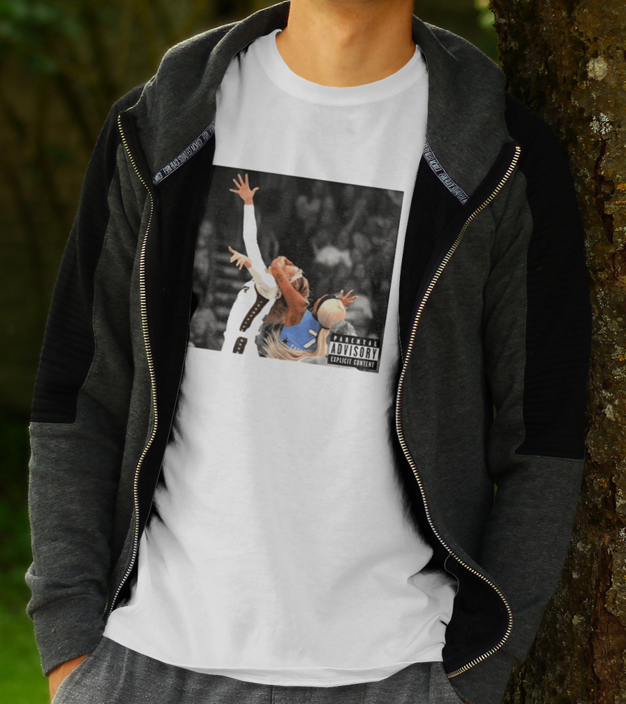 Stand With Sophie Parental Advisory Sophie Cunningham Vs DiJonai WNBA Moment T-Shirt