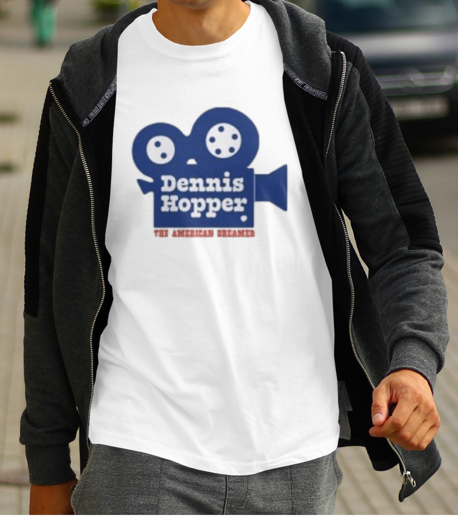 Dennis Hopper The American Dreamer Movie Camera T-Shirt
