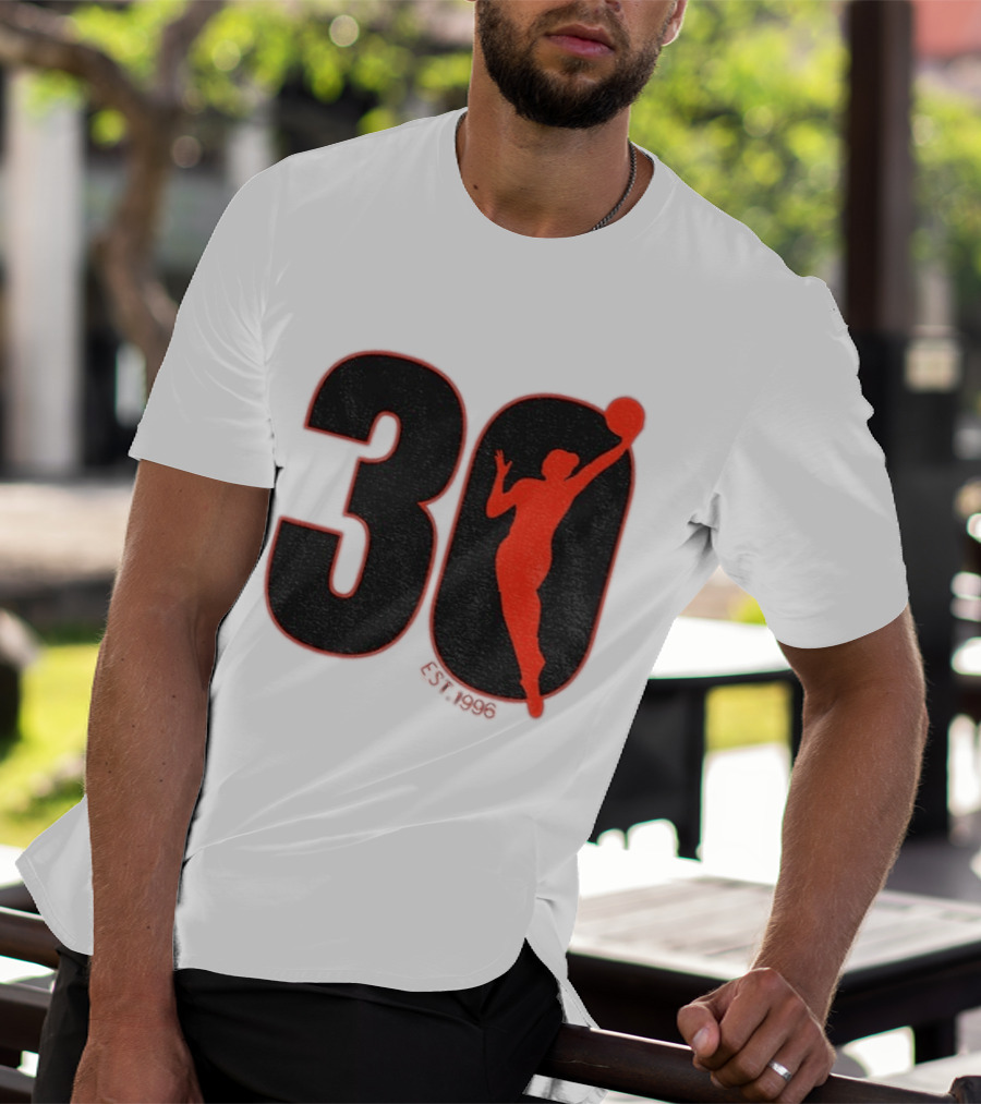 WNBA 30th Anniversary 1996 Basketball Player T-Shirt