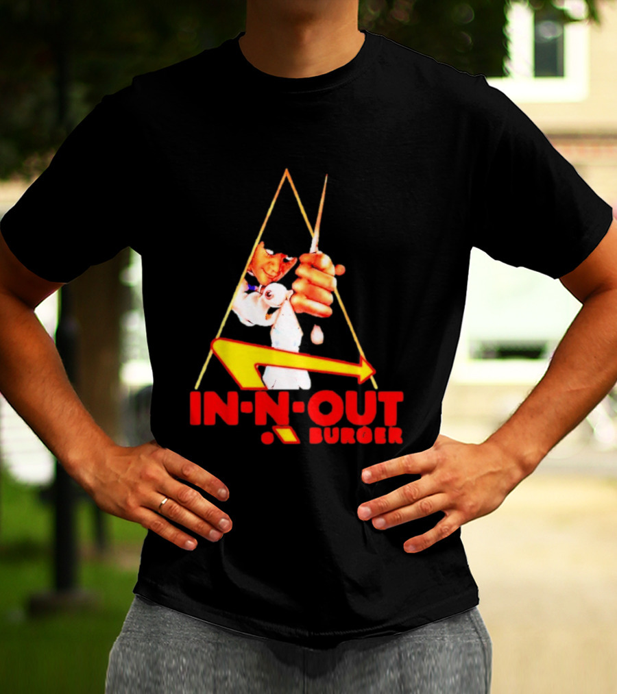 A Work Orange In N Out Burger Logo Mashup T-Shirt
