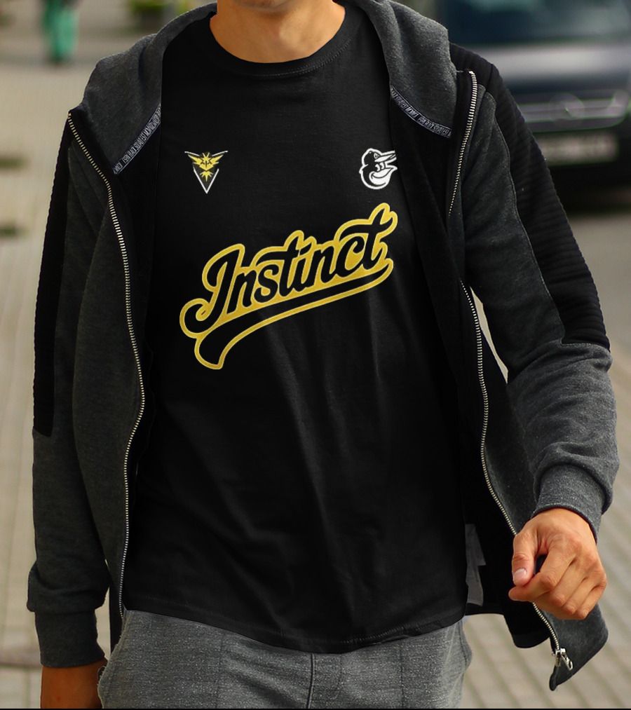 Baltimore Orioles Pokémon GO Team Instinct Collaboration 2026 T-Shirt