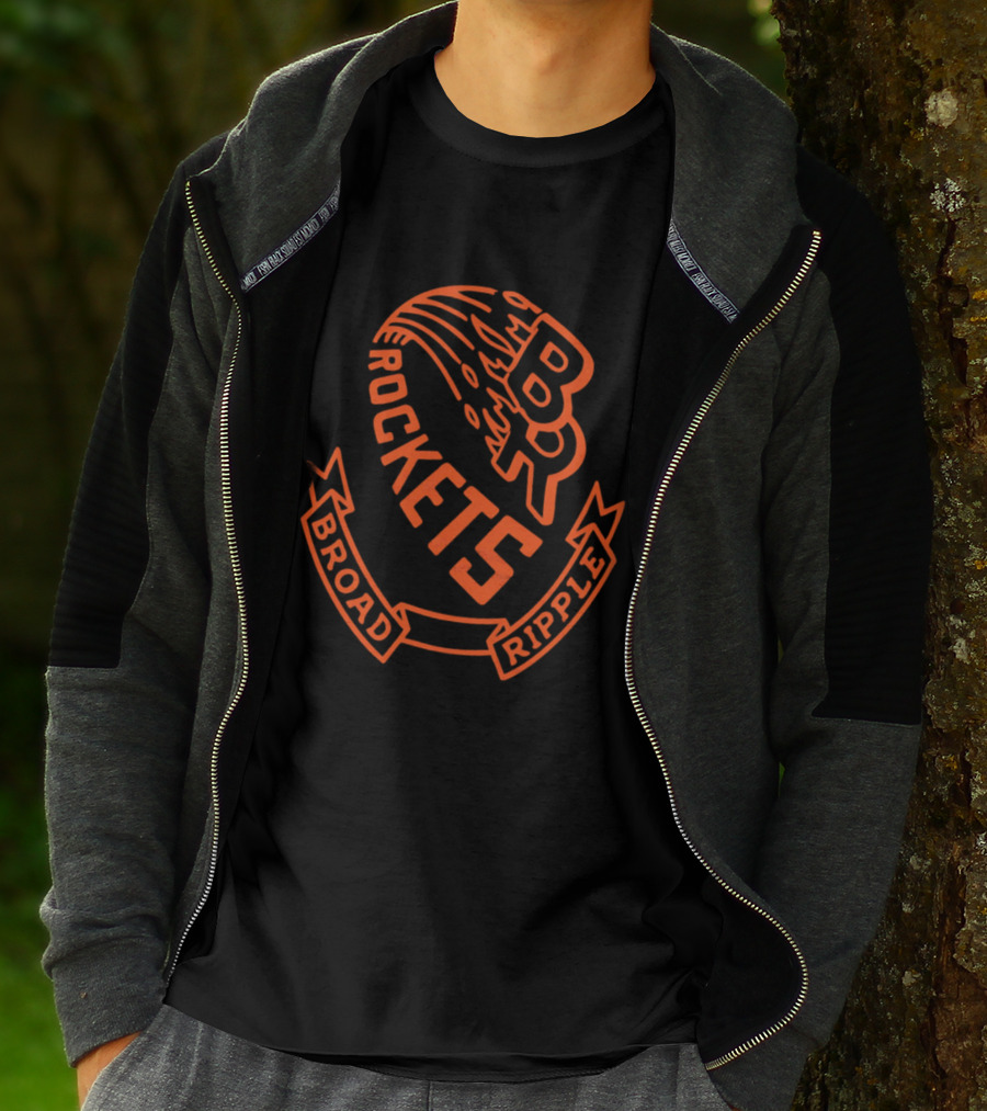 Broad Ripple Rockets BR T-Shirt