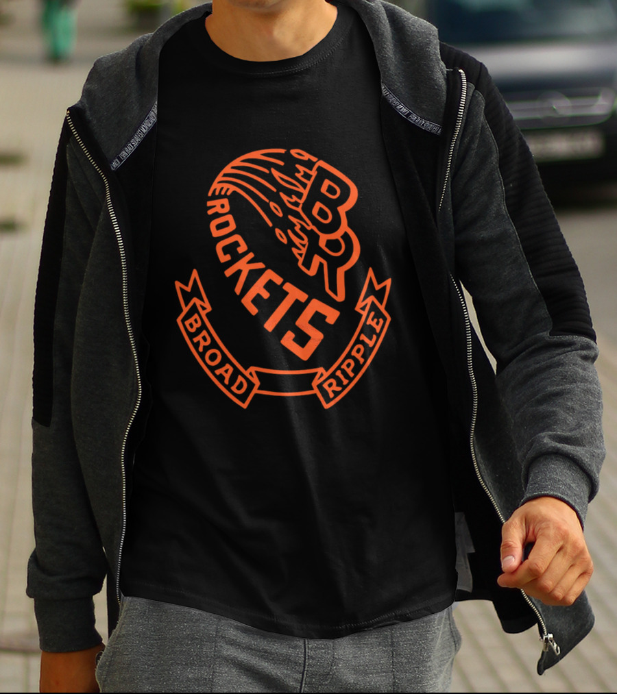 Broad Ripple Rockets BR T-Shirt