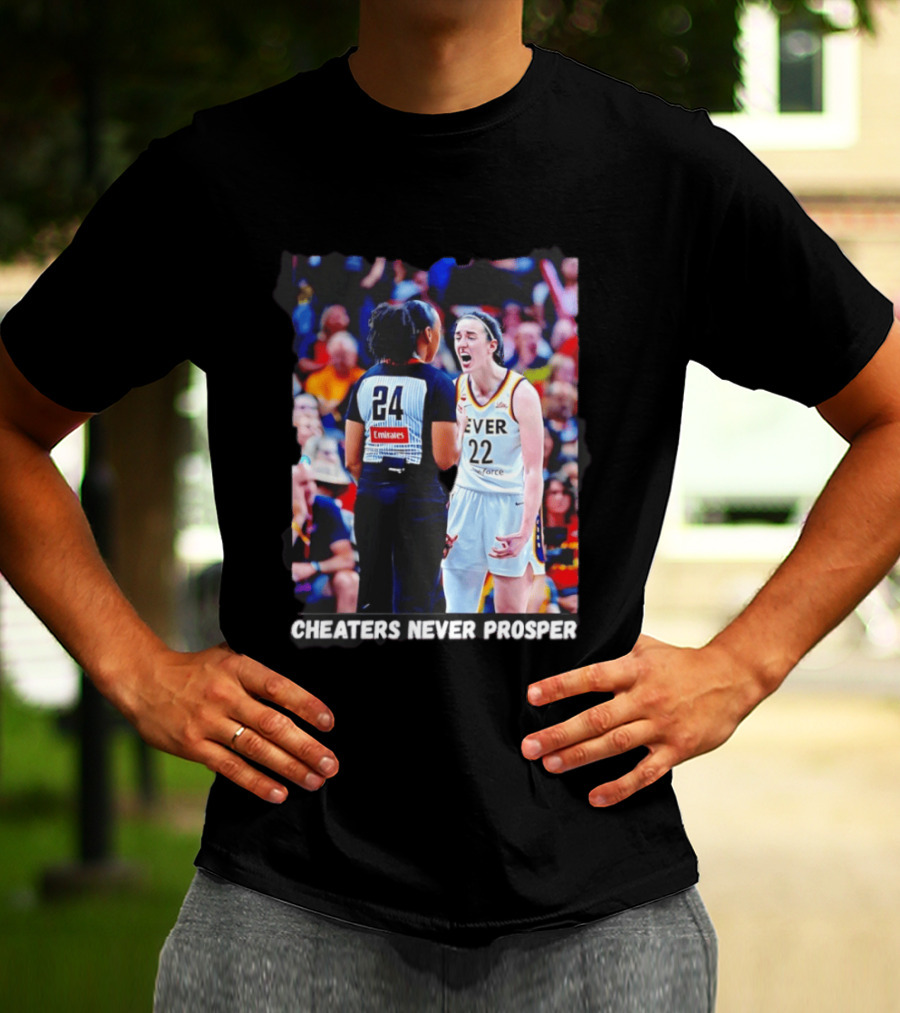 Cheaters Never Prosper 22 Basketball Athlete Intensity Moment T-Shirt