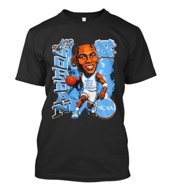 Mr Jordan North Carolina Tar Heels NCAA Basketball 23 T-Shirt