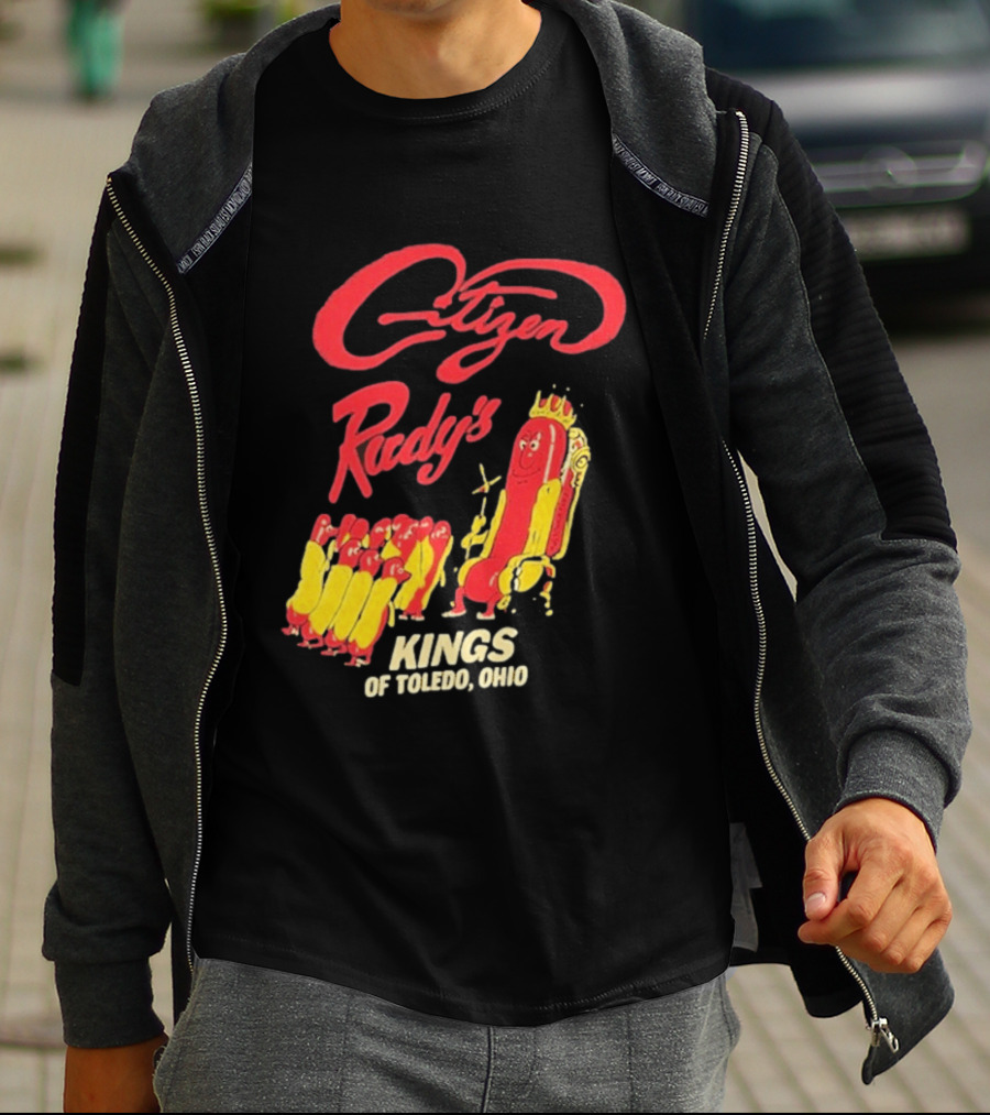 Citizen Rudy's Kings Of Toledo Ohio Hot Dogs T-Shirt